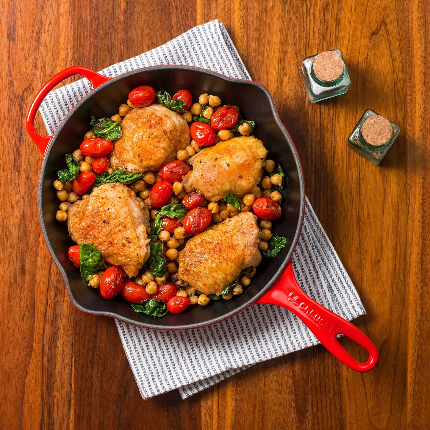 Le Creuset Signature Cast Iron 10.25" Cerise Skillet