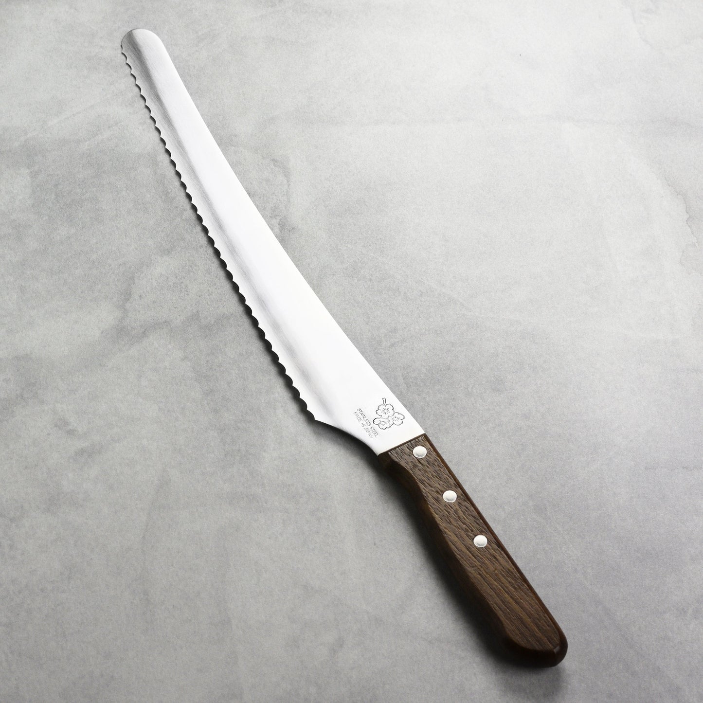 Japanese Bread Knife with Blade Guard, 10.6"