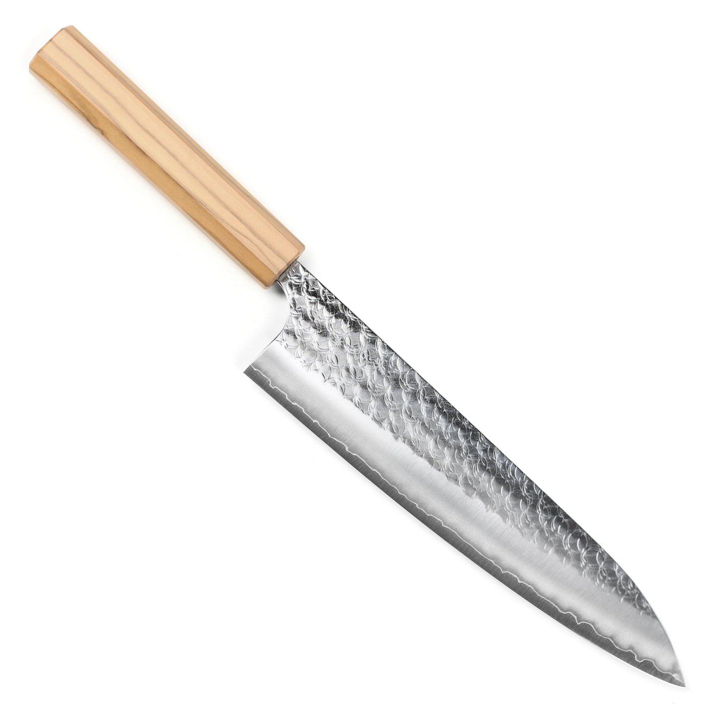 Yoshimi Kato Minamo SG2 8.25" Gyuto, Olivewood