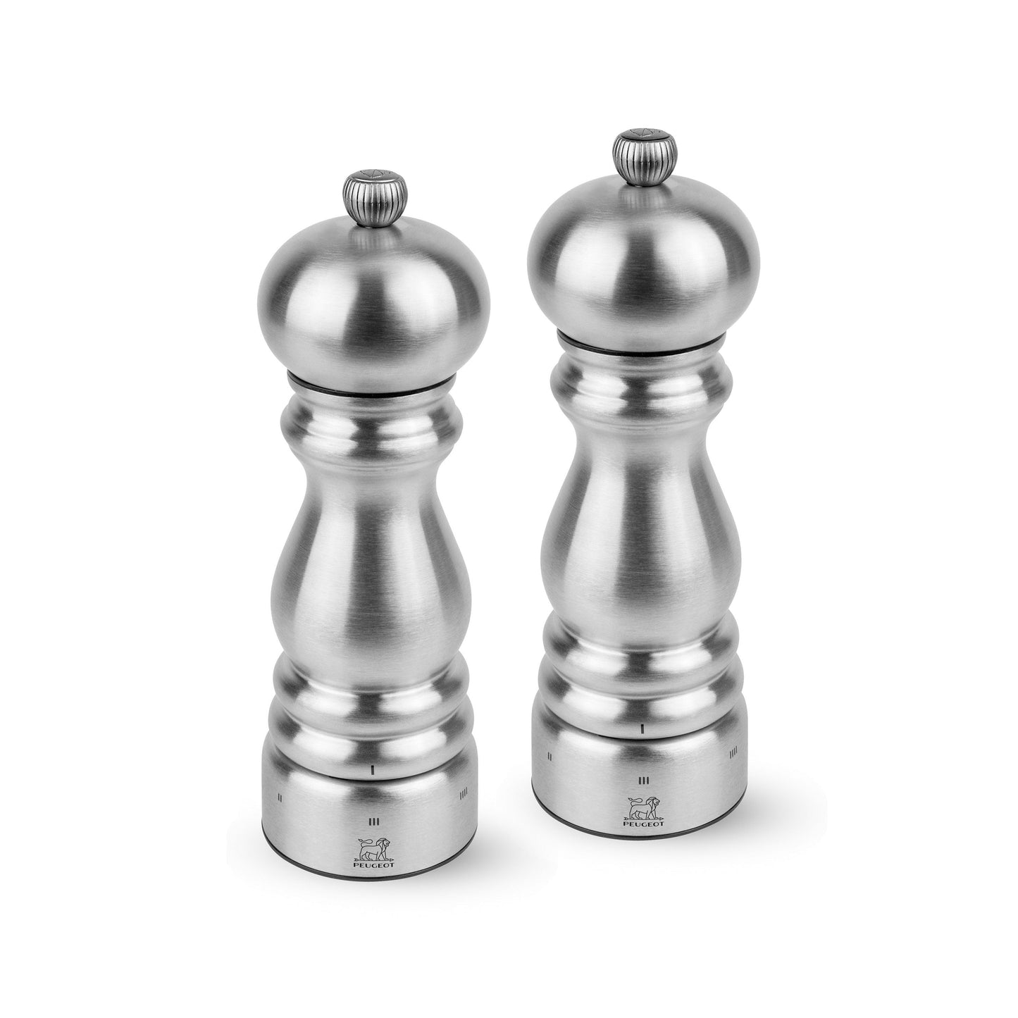 Peugeot Paris Stainless Steel 7" u'Select Salt & Pepper Mill Set