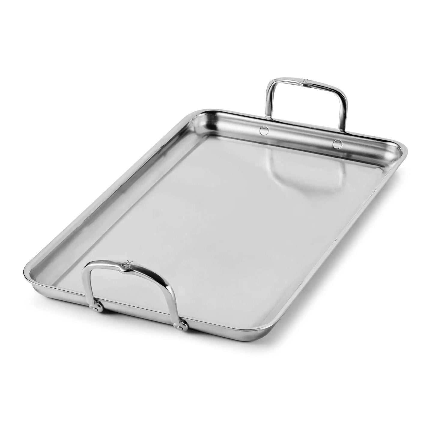 Hestan Tri-Ply Double Burner Griddle, 21" x 13"