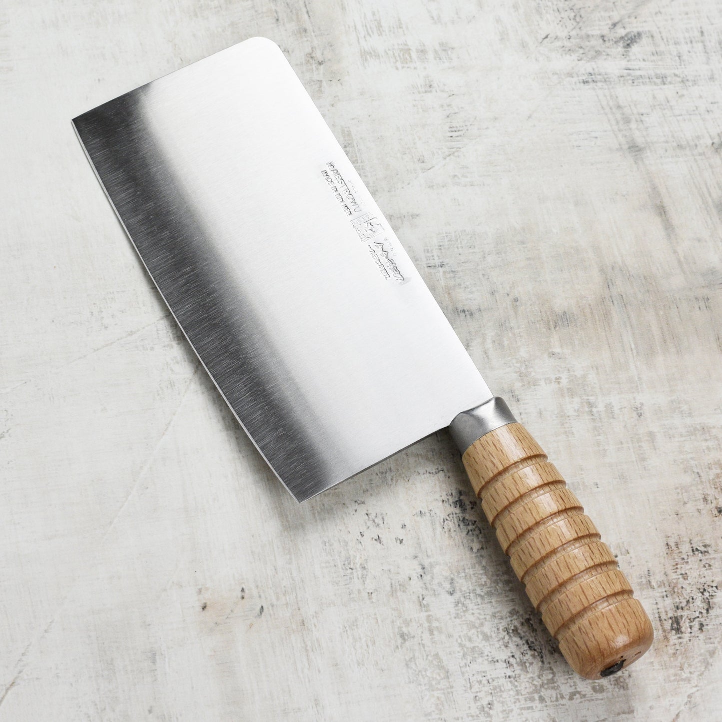 Maestro Wu 7" Meat Cleaver, Wood Handle