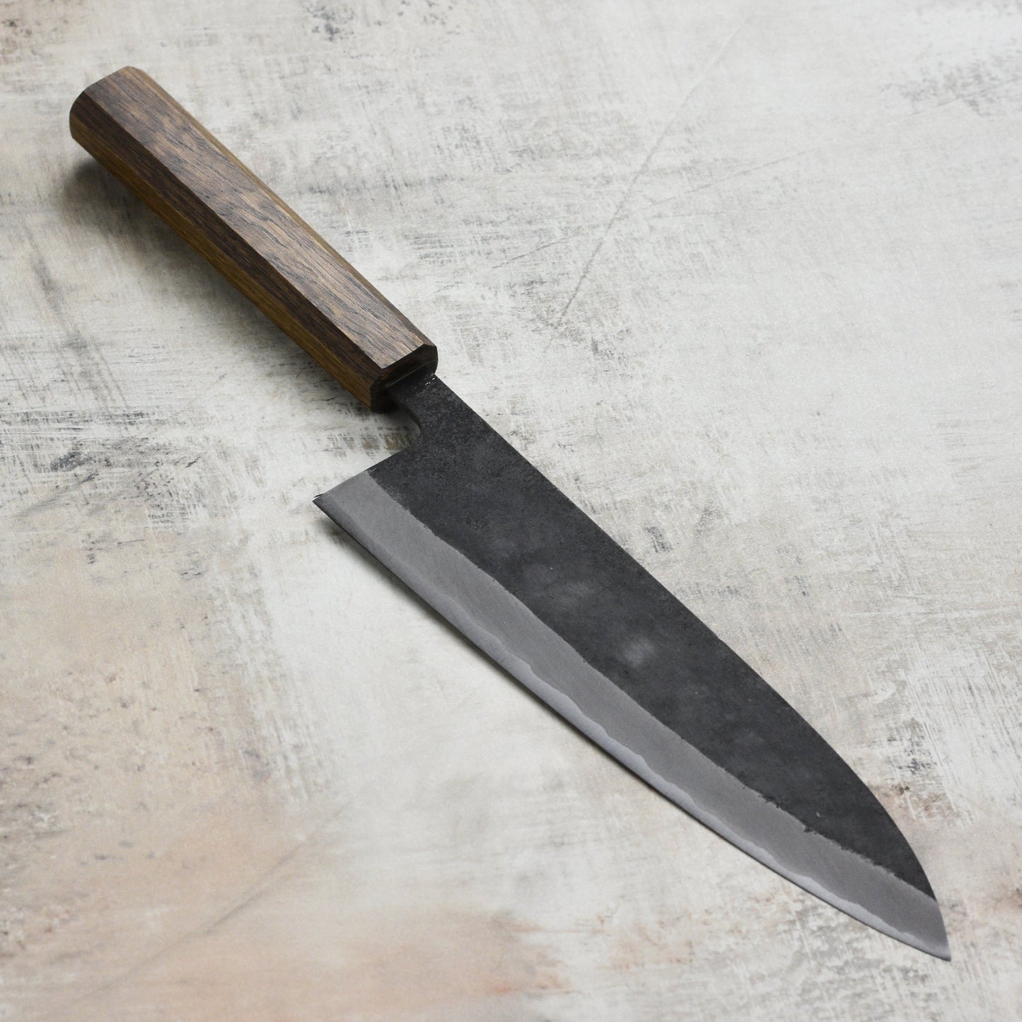 Shiro Kamo Aogami Super Kurouchi Stainless Clad 8.25" Gyuto
