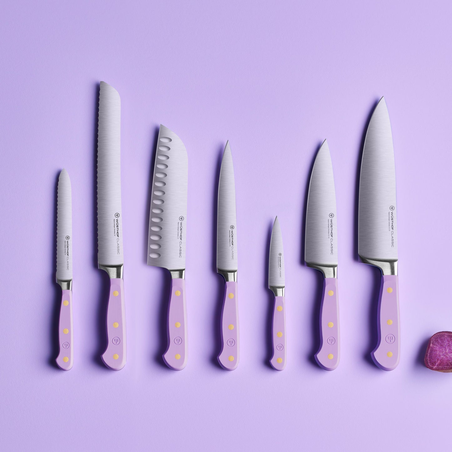 Wusthof Classic Purple Yam 8 Piece Knife Block Set