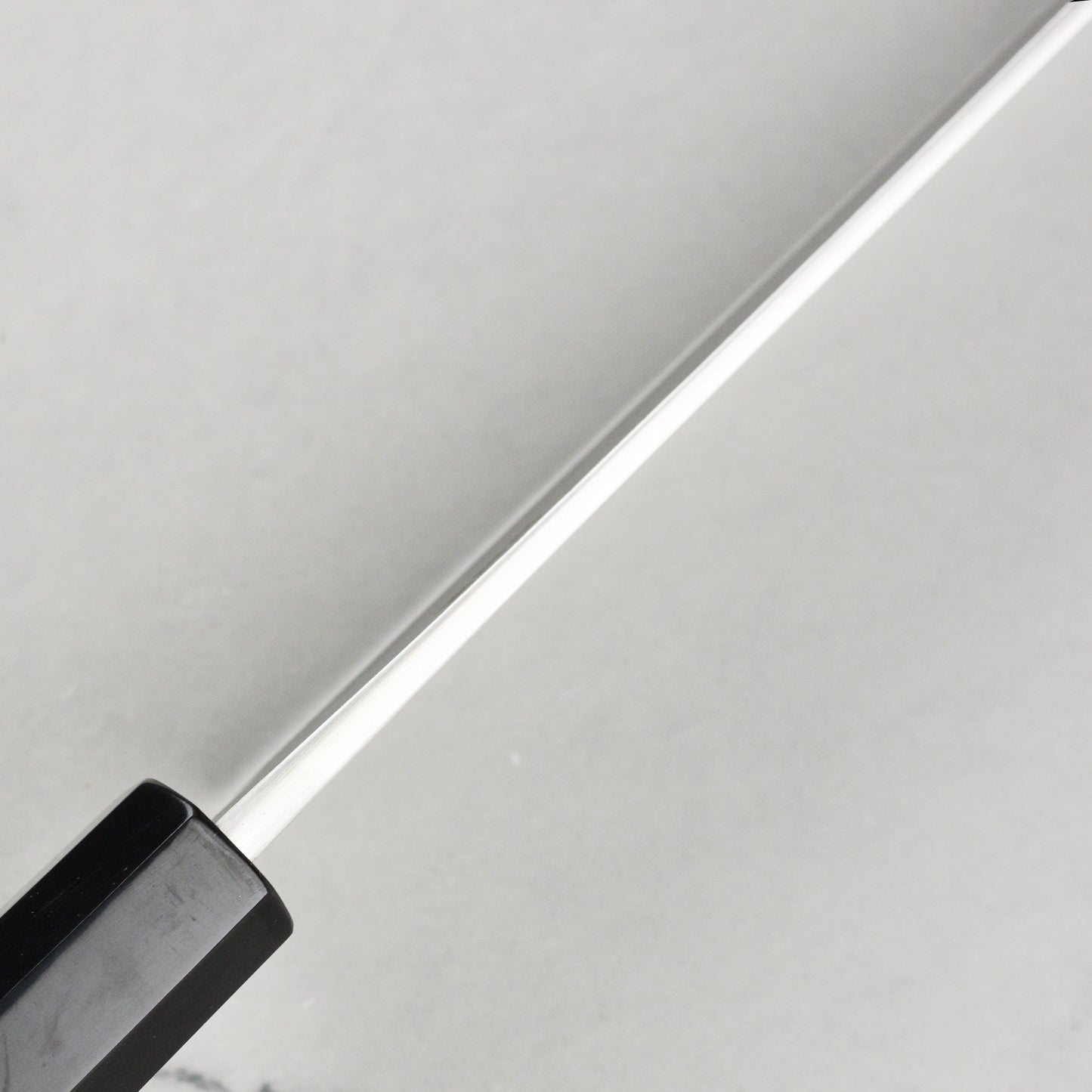 Yoshikane SKD Nashiji Stainless Clad 9.4" Sujihiki, Walnut