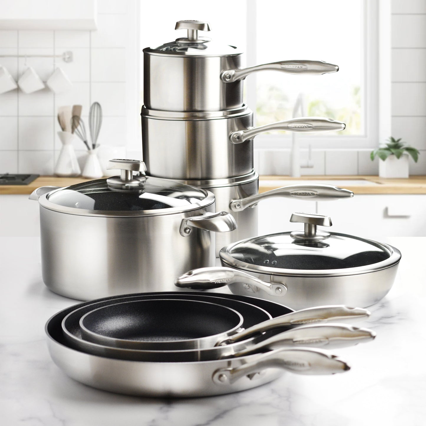 Scanpan CX+ 13 Piece Stainless Steel Nonstick Cookware Set