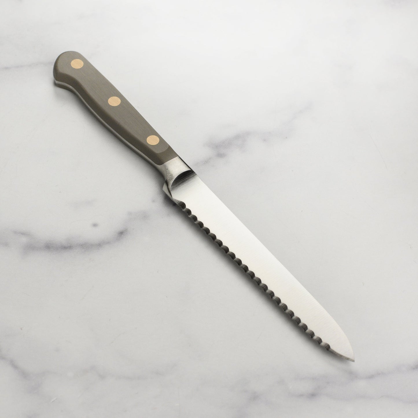 Wusthof Classic Velvet Oyster 5" Serrated Utility Knife