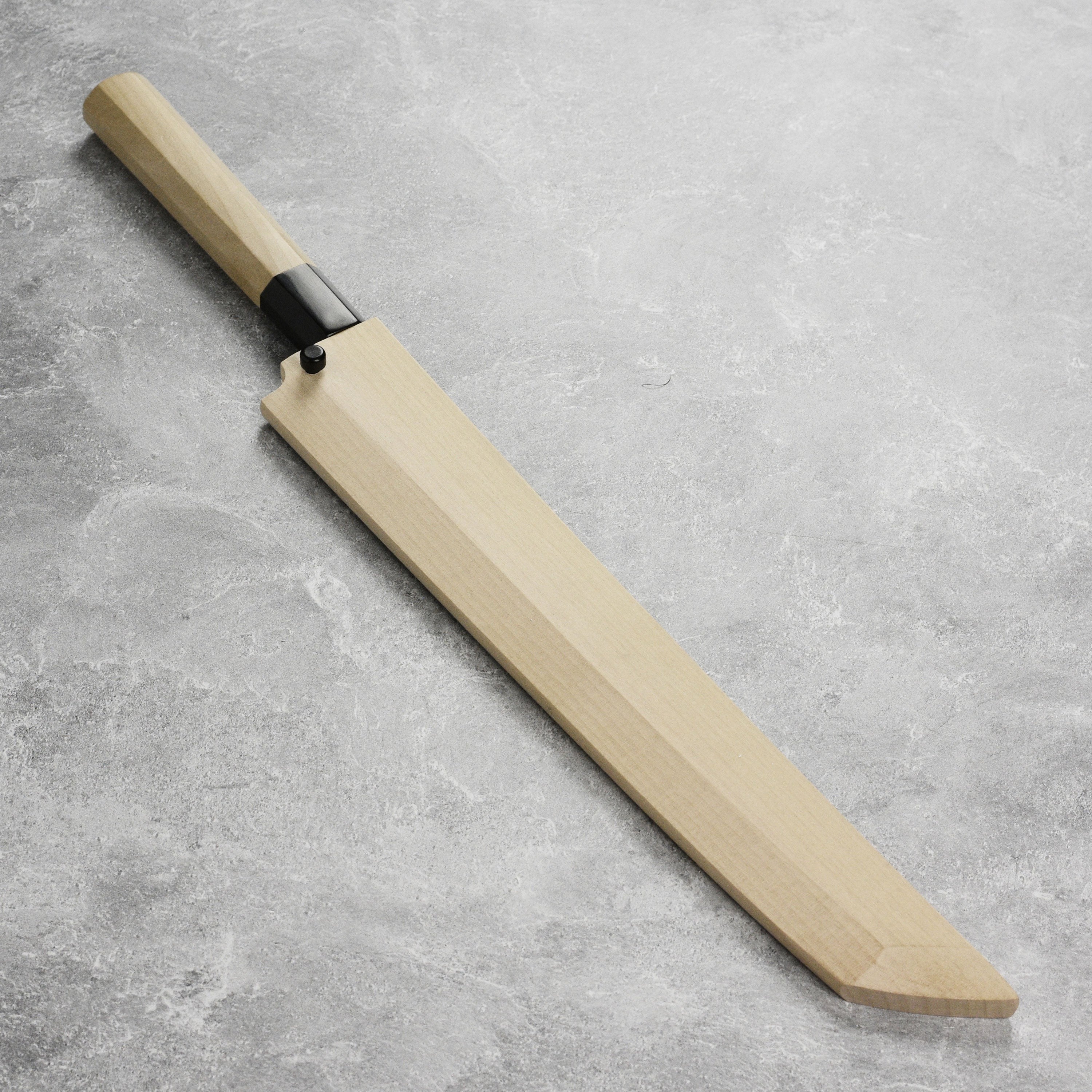 Ittetsu x Tanaka Shirogami #2 Single Bevel 10.6" Sakimaru Takohiki with Saya