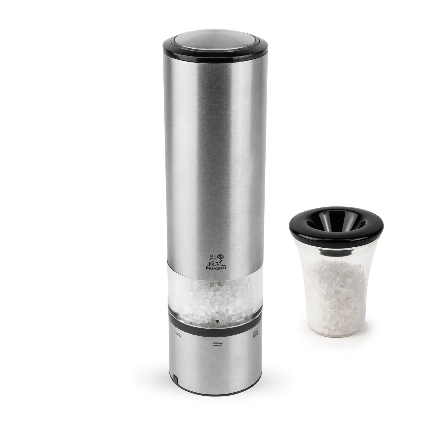 Peugeot Elis Sense 8" Stainless Steel Electric Salt Mill