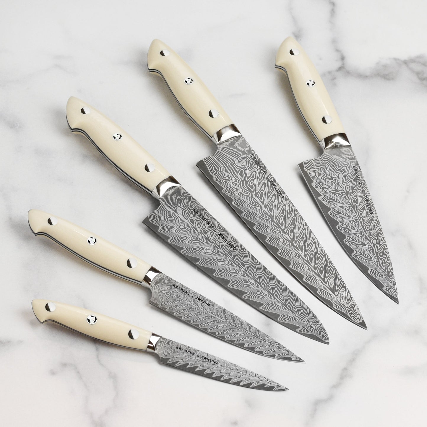Kramer Cumulus 7 Piece Magnetic Easel Knife Block Set