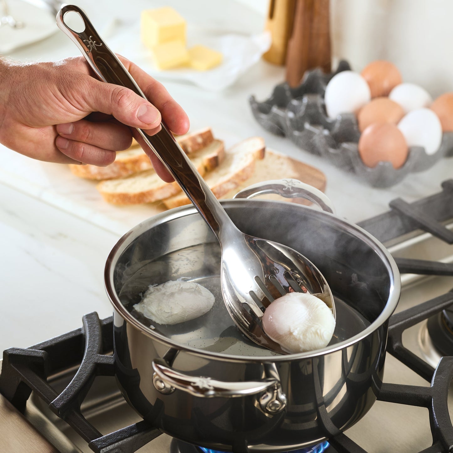 Hestan Stainless Steel 13" Slotted Spoon