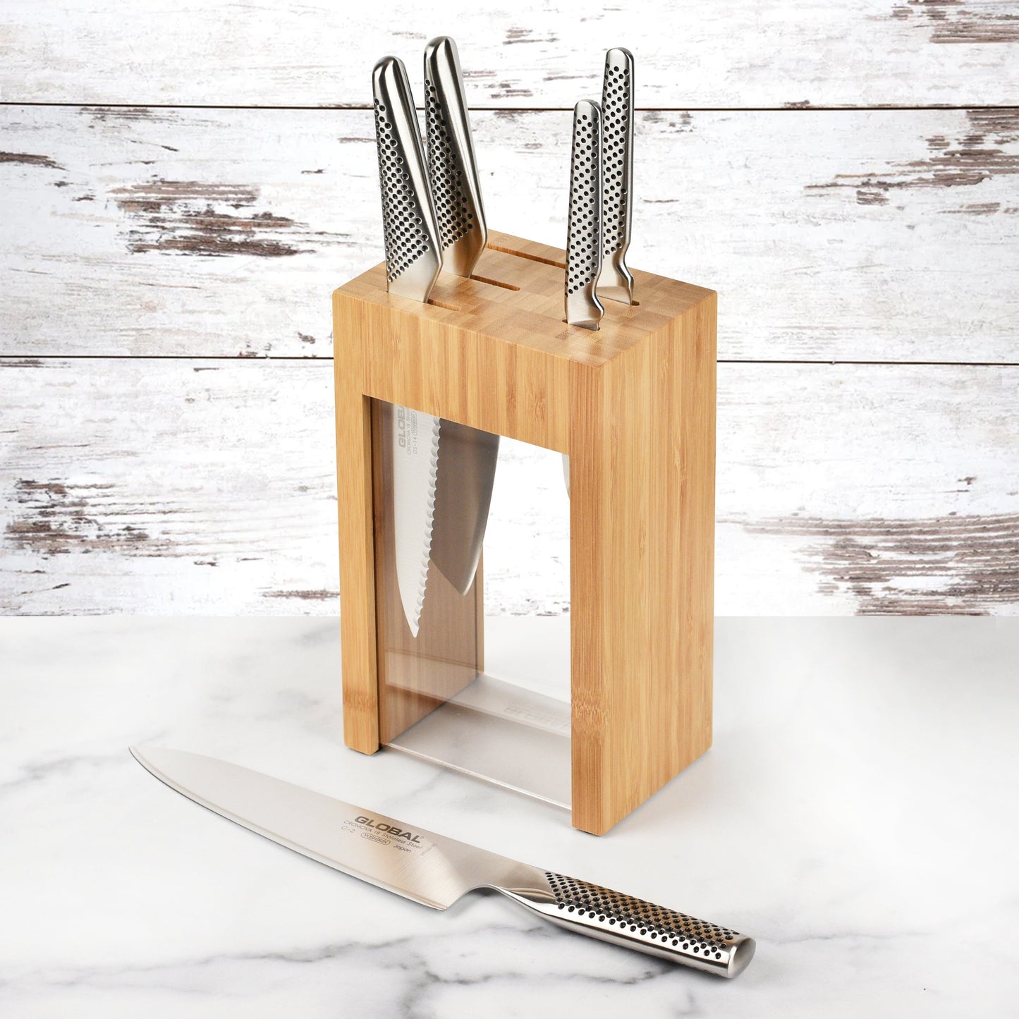 Global Osaka 6 Piece Knife Block Set