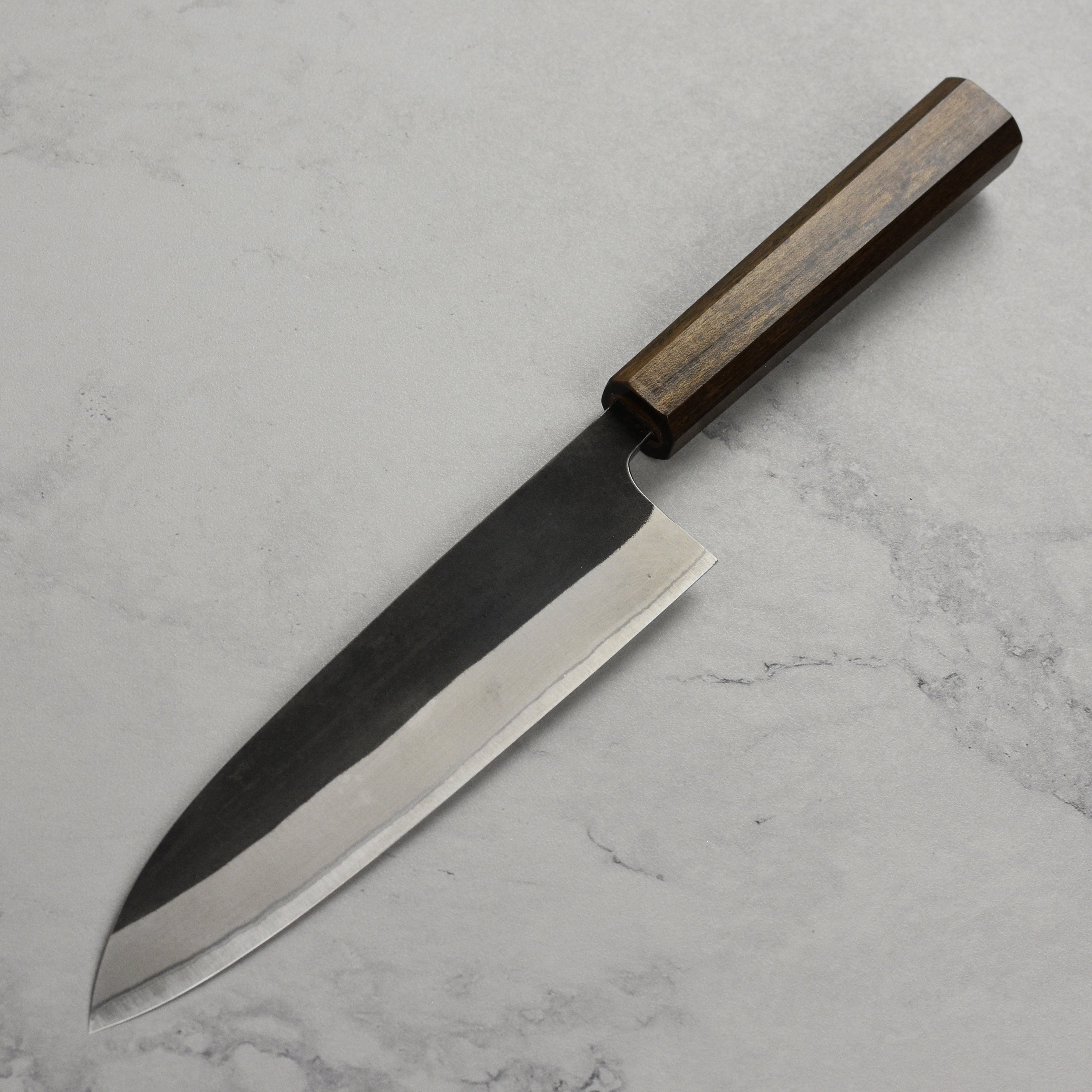 Hatsukokoro Kurokaze Shirogami #2 Kurouchi 7" Gyuto