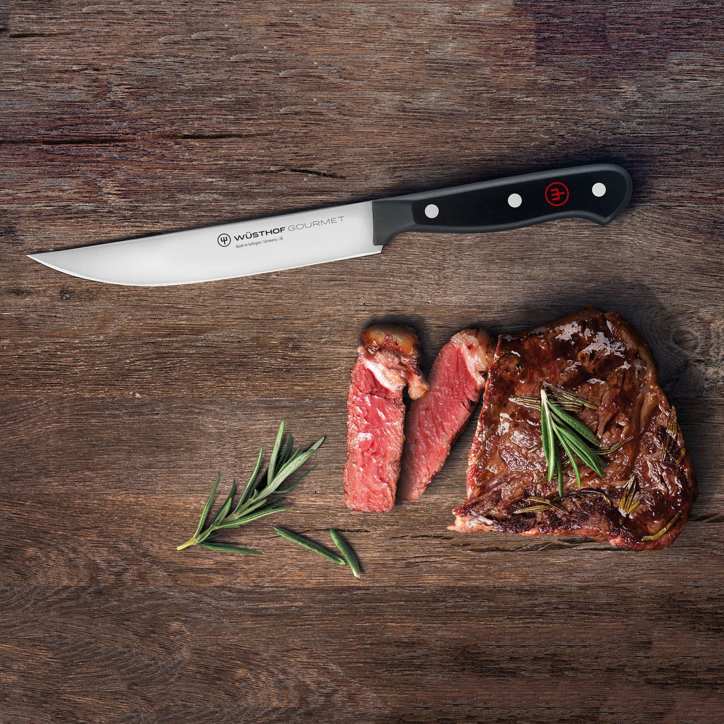 Wusthof Gourmet 6 Piece Steak Knife Set with Case