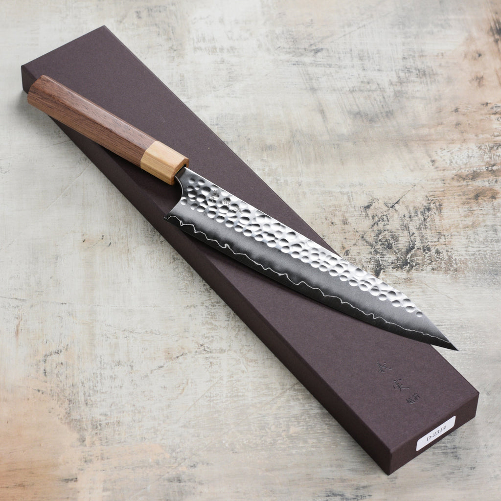 Yoshimi Kato Forged Ginsan Stainless Clad 9.4" Kiritsuke Gyuto