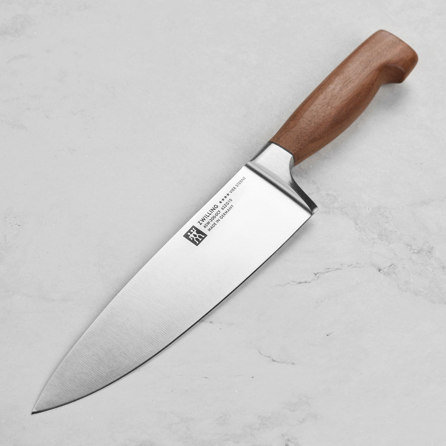 Zwilling Four Star 8" Chef's Knife with Wood Handle