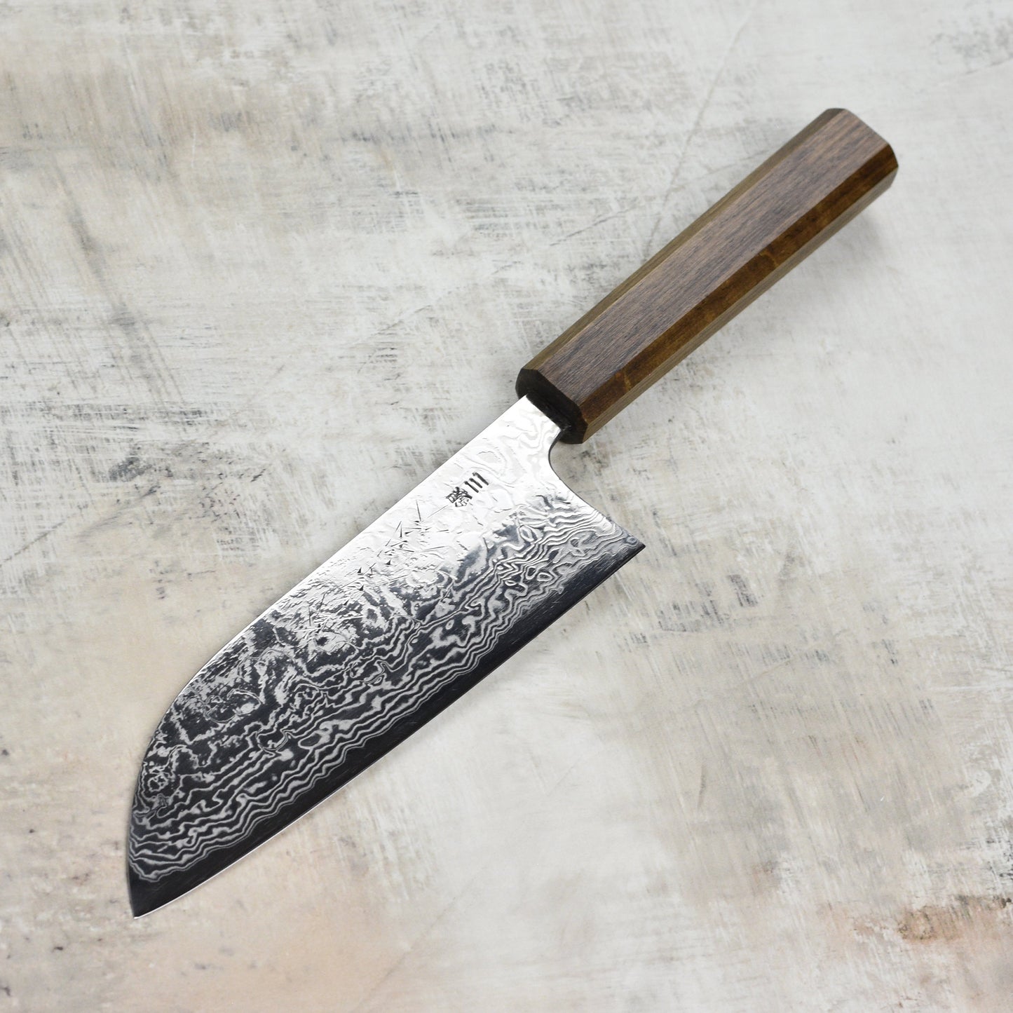 Matsubara Ginsan Damascus 6.7" Santoku