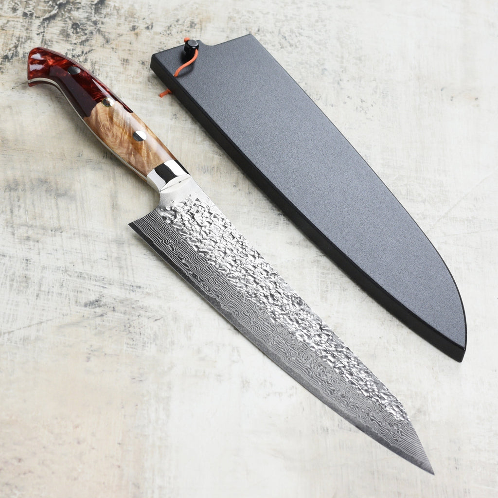 Kurosaki Shizuku Forged SG2 Damascus 8.25" Gyuto with Saya