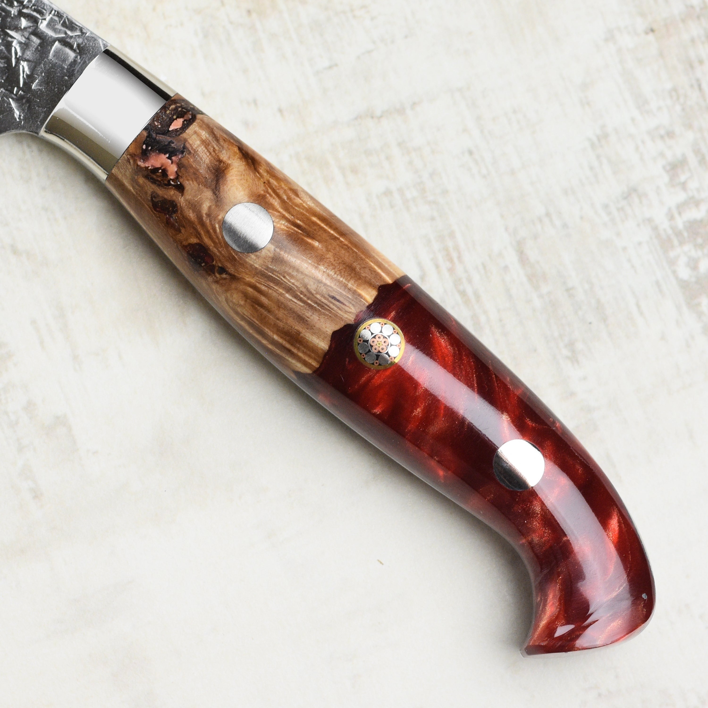Kurosaki Shizuku Forged SG2 Damascus 5.1" Petty with Saya