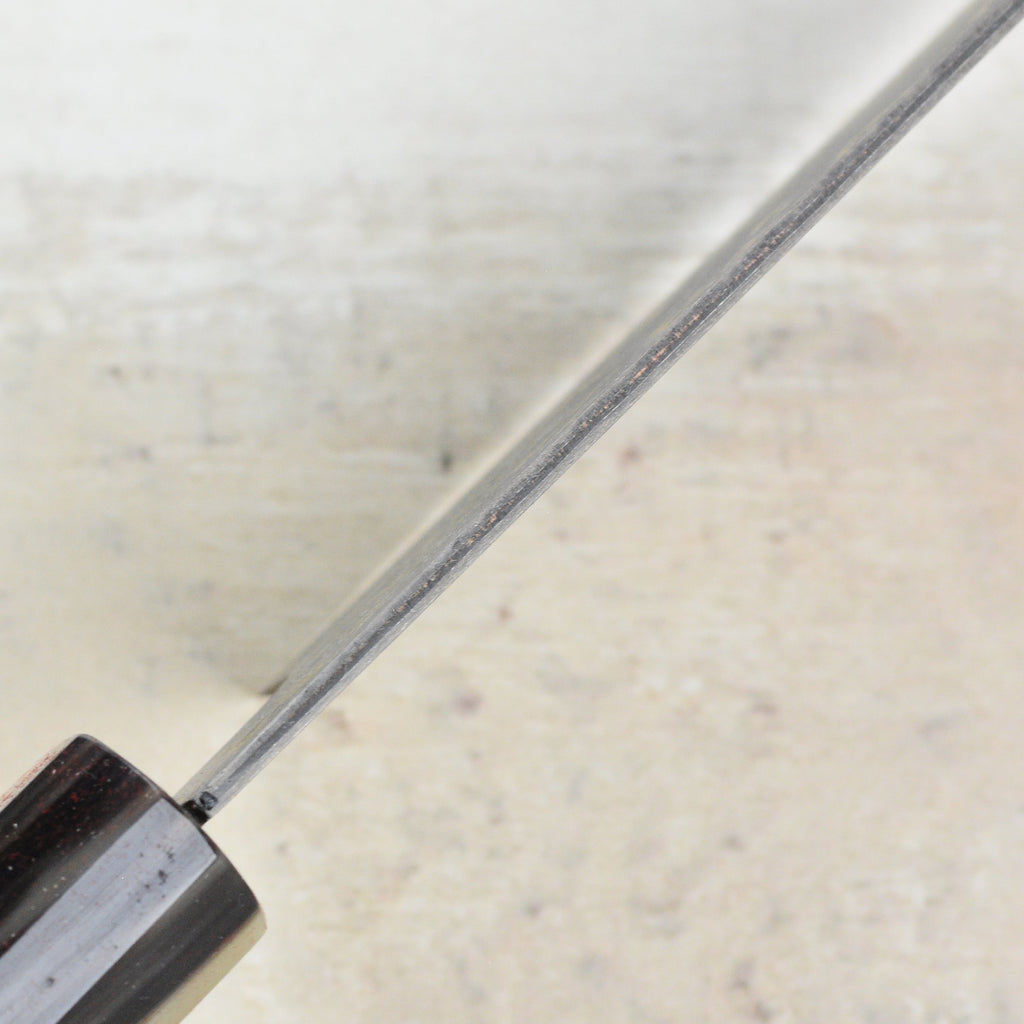 Saji Black Gold Damascus 6.7" Bunka, Quince Wood