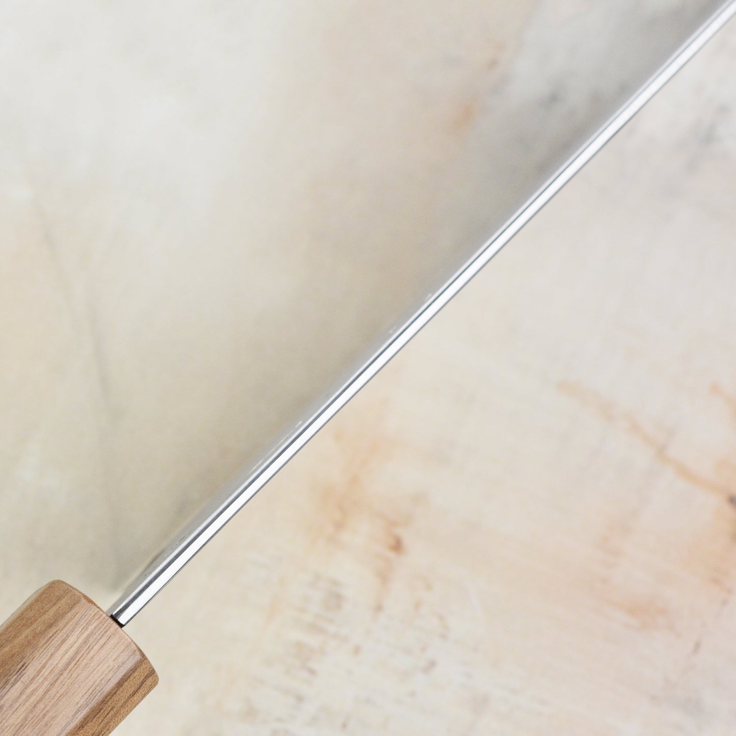 Hatono Shirogami #1 Nashiji Stainless Clad 6.7" Tall Nakiri
