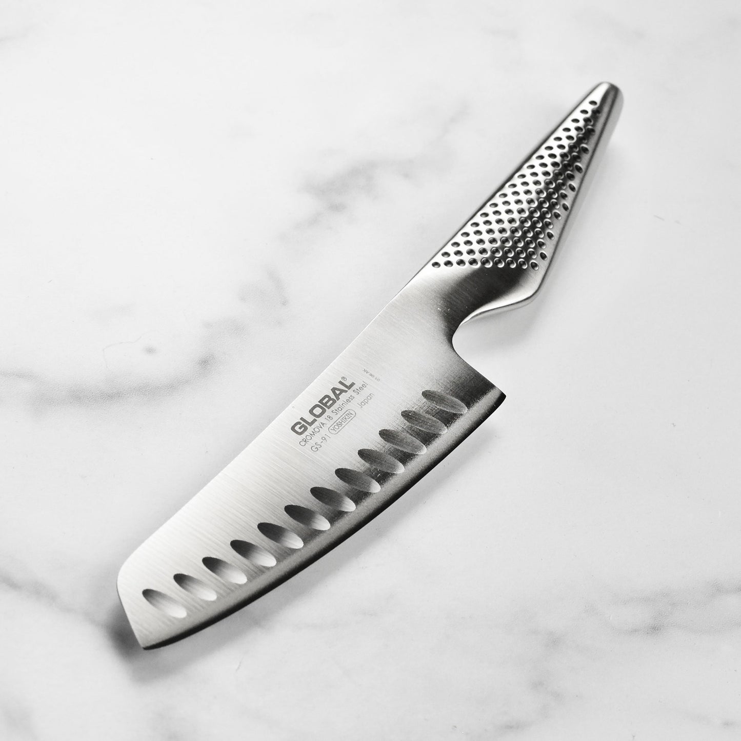 Global 5.5" Hollow Edge Nakiri Knife