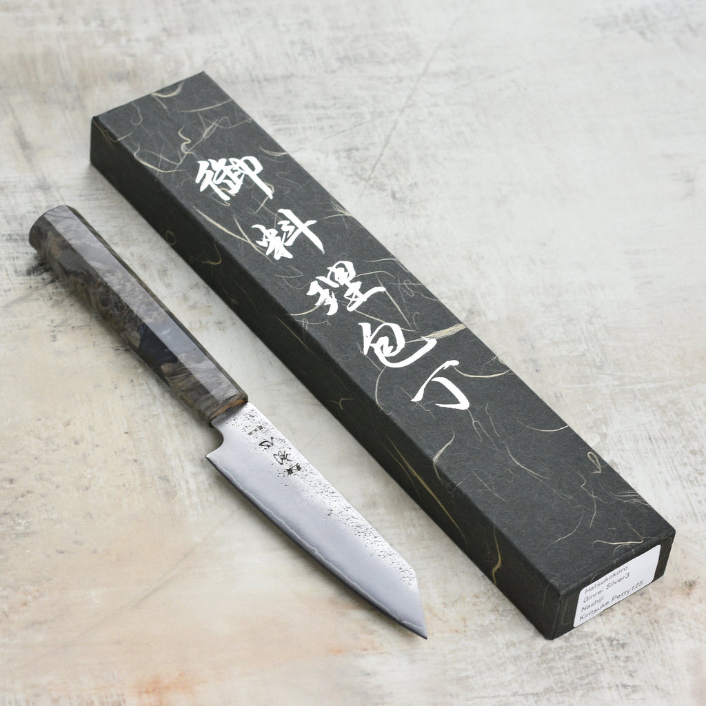 Hatsukokoro Ginrei Ginsan Nashiji 5" Kiritsuke Petty
