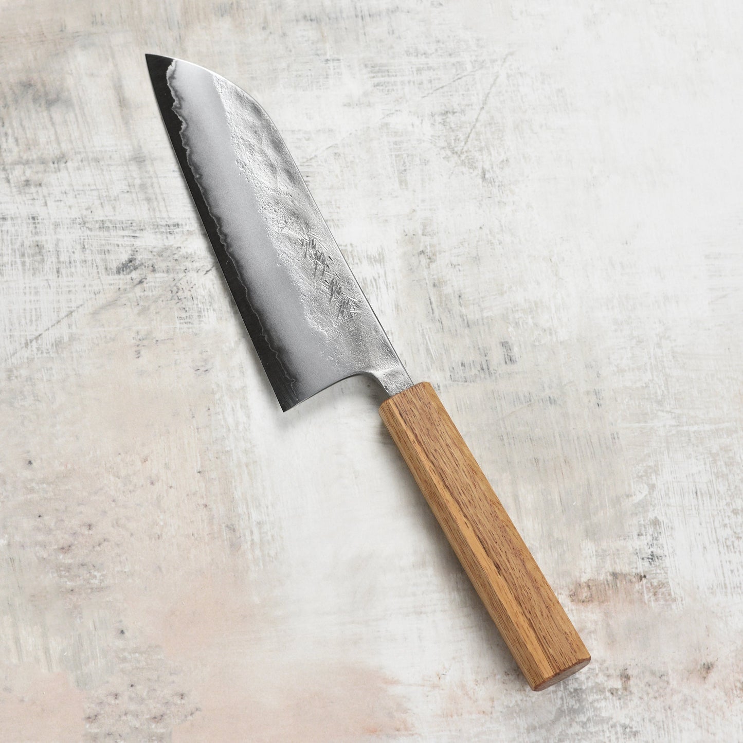 Matsubara Aogami #2 Nashiji Stainless Clad 6.7" Santoku