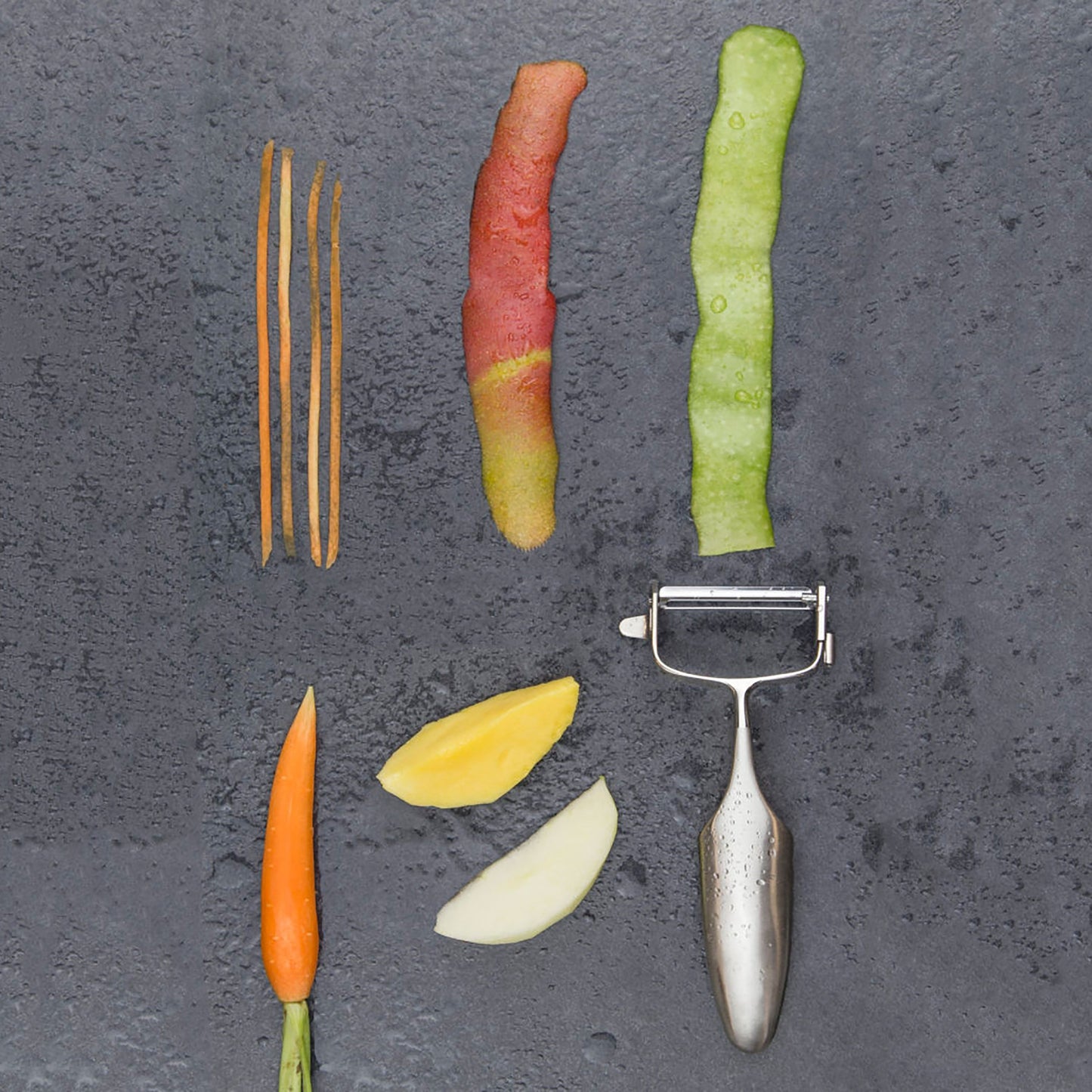 Global Stainless Steel 'Y' Vegetable Peeler