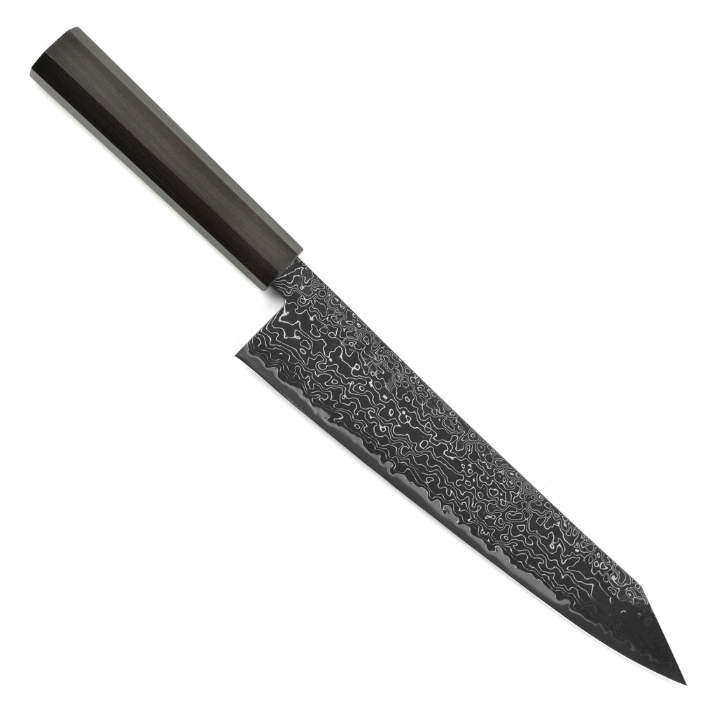 Hatsukokoro Ryuhyo SG2 Kurozome Damascus 9.4" Kiritsuke Gyuto