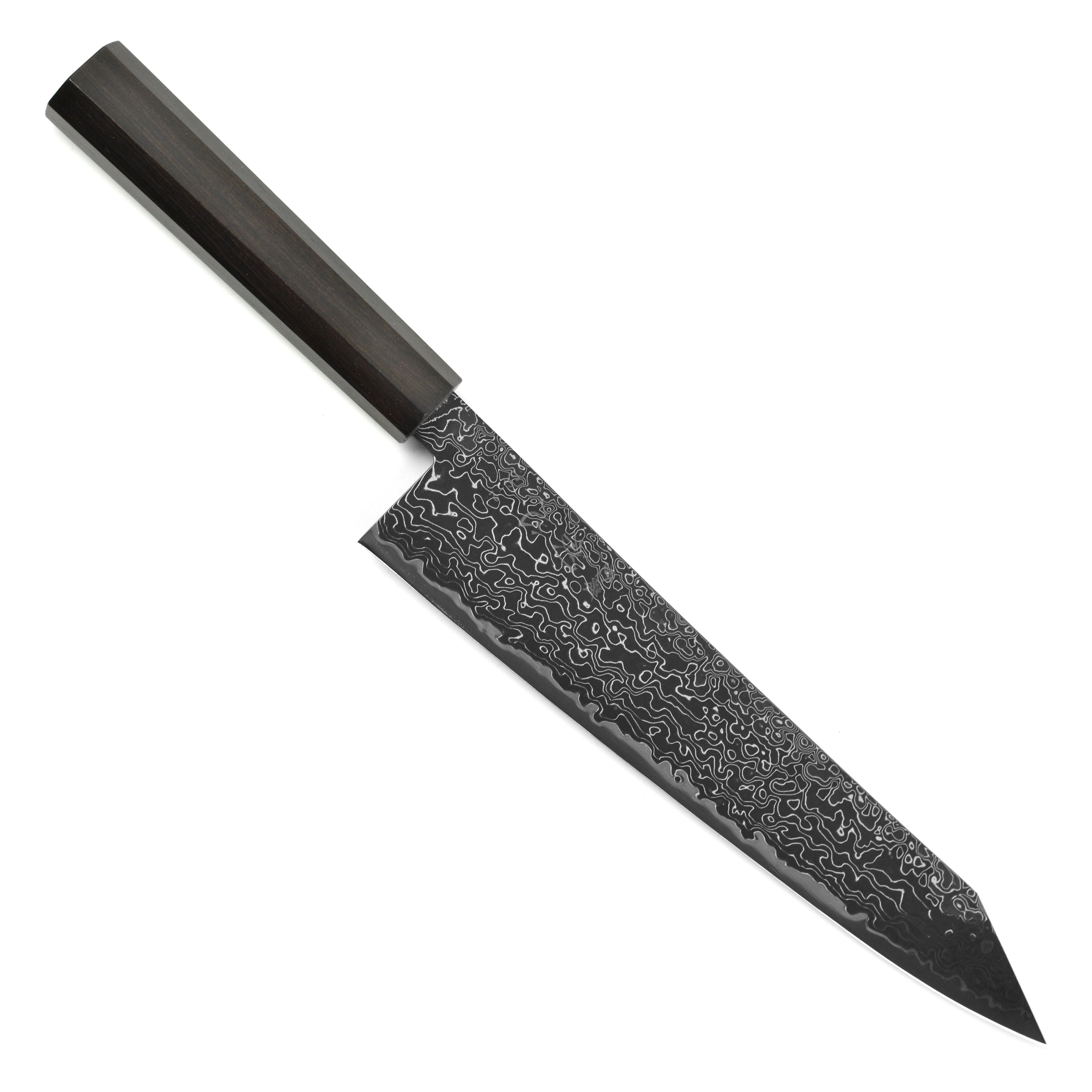 Hatsukokoro Ryuhyo SG2 Kurozome Damascus 9.4" Kiritsuke Gyuto