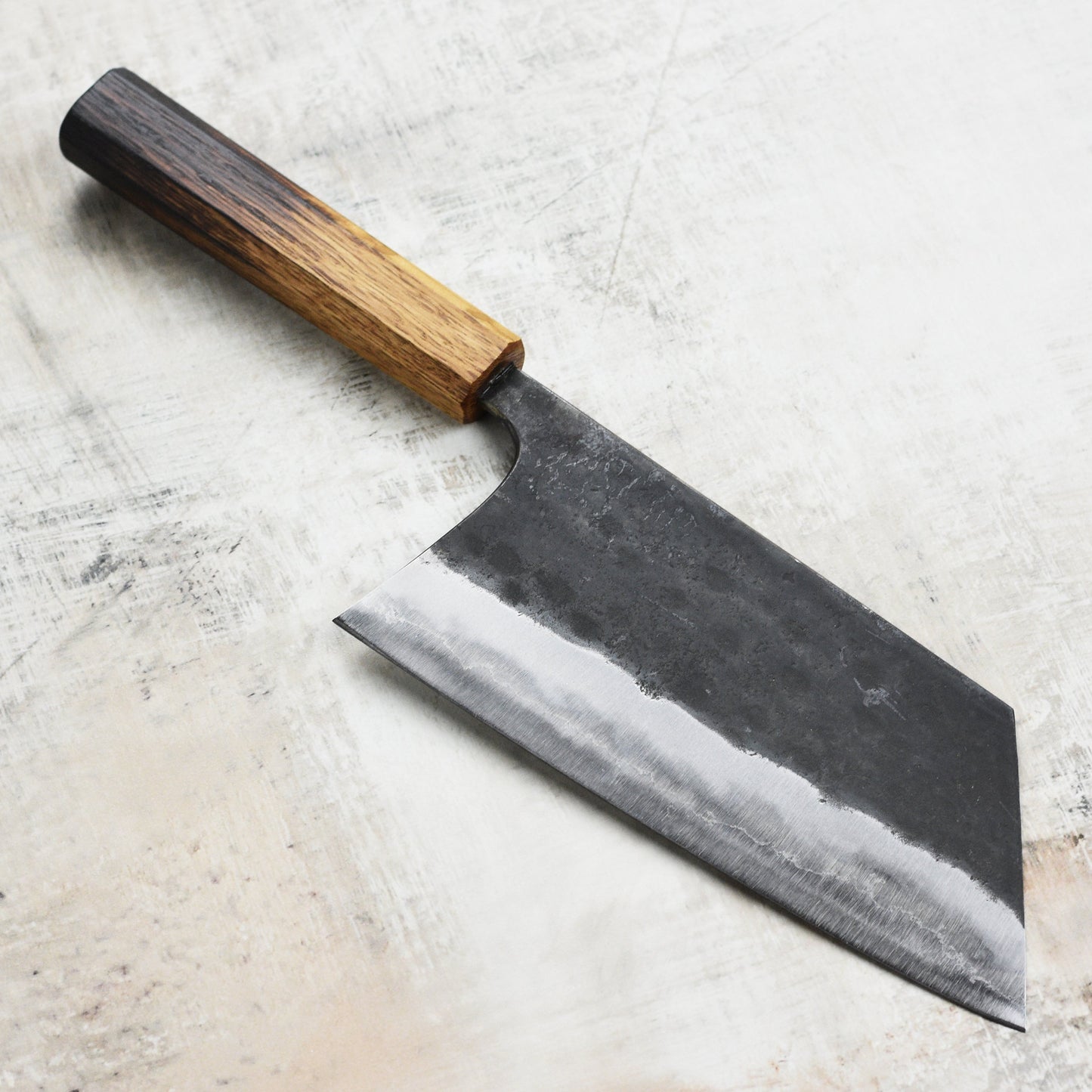 Matsubara Shirogami #1 Kurouchi Stainless Clad 7.5" Kiri Cleaver