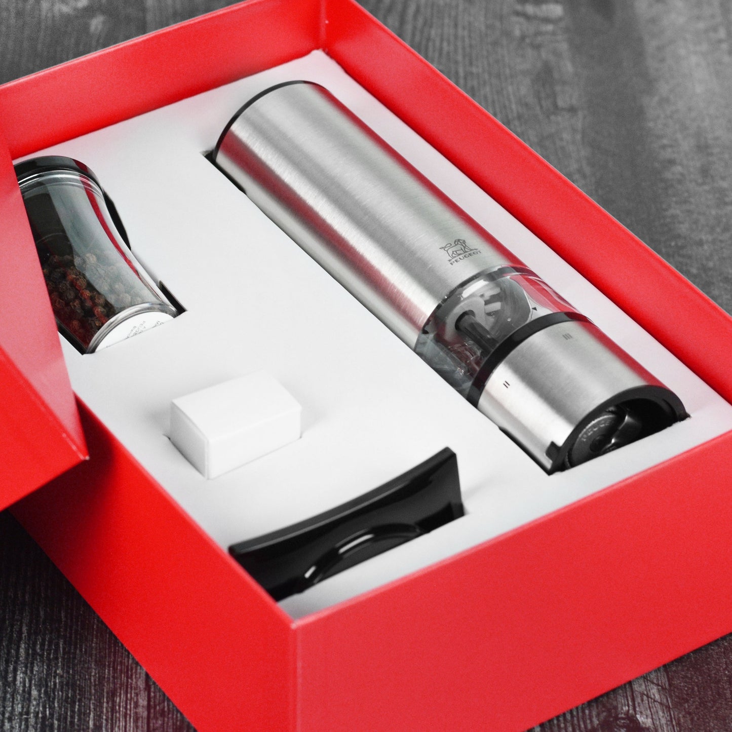 Peugeot Elis Sense 8" Stainless Steel Electric Pepper Mill