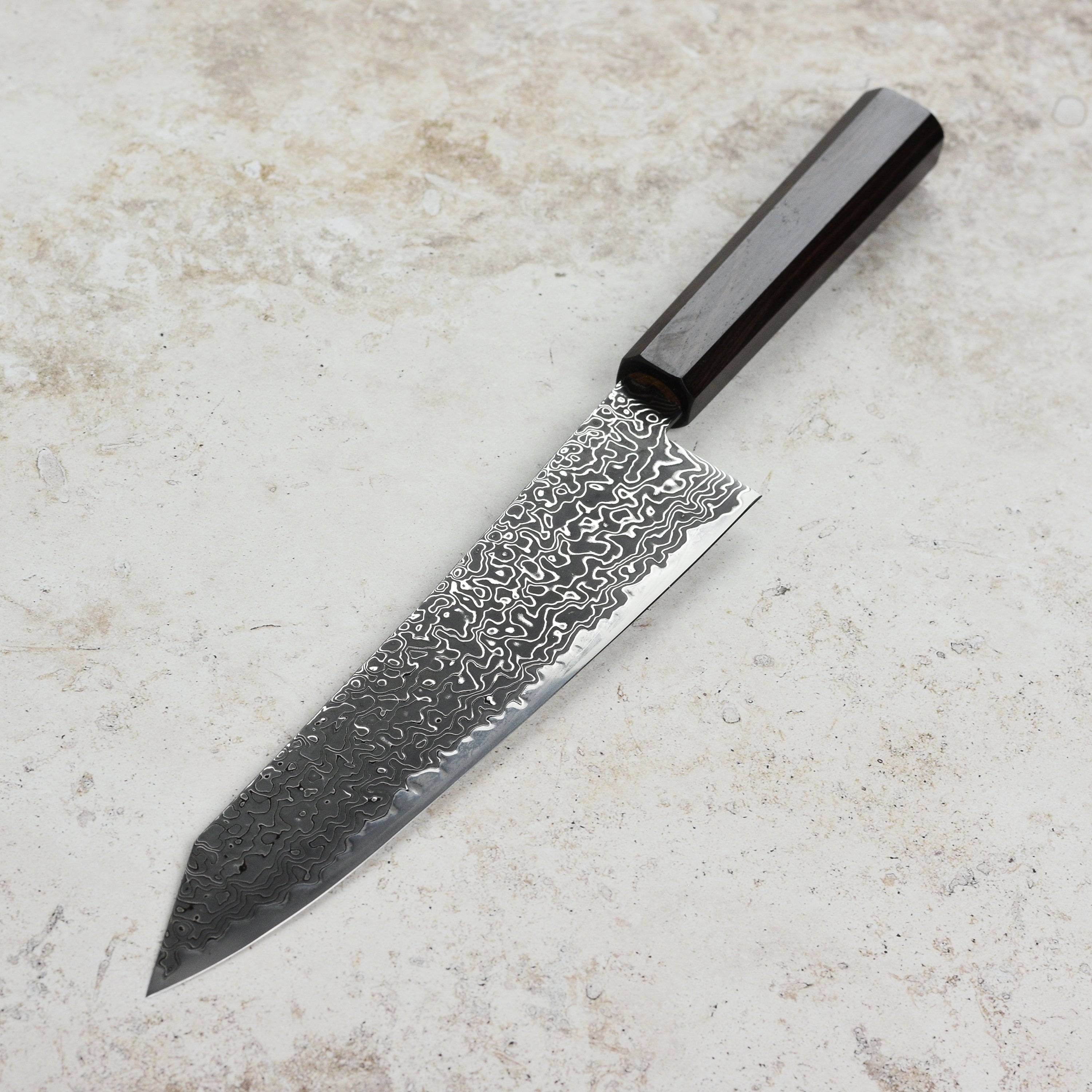 Hatsukokoro Ryuhyo SG2 Kurozome Damascus 8.25" Kiritsuke Gyuto