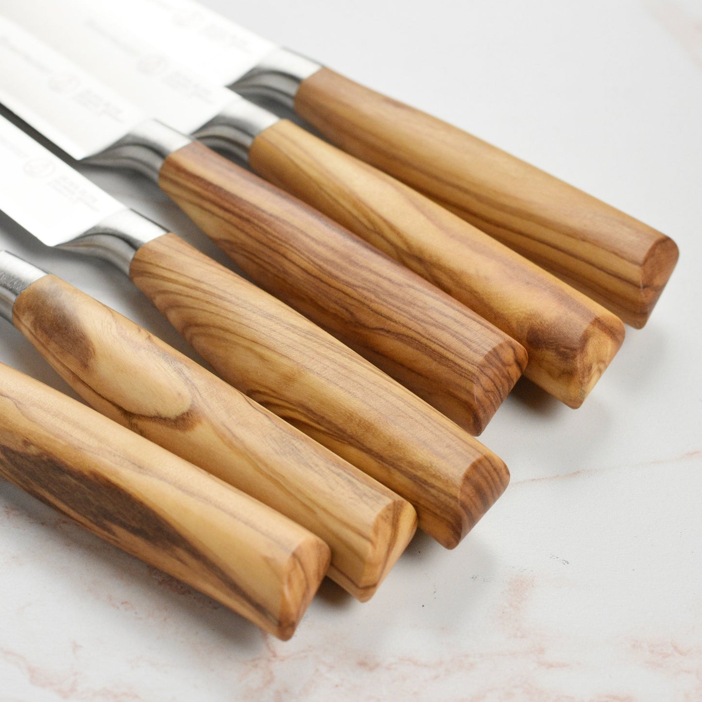 Messermeister Oliva Elite 6 Piece Steak Knife Set with Pouch