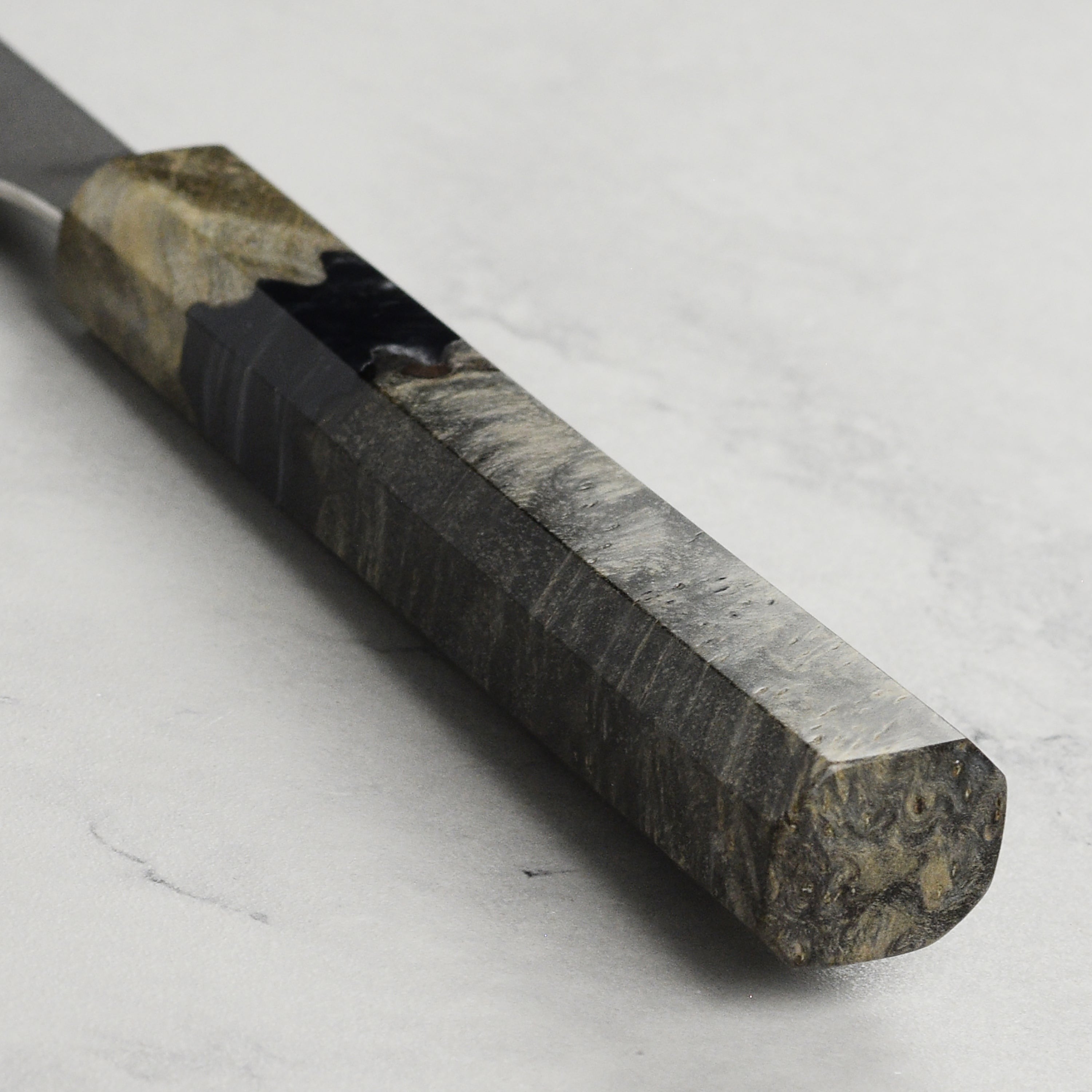 Hatsukokoro Atelier Kurouchi Damascus 6.5" Nakiri