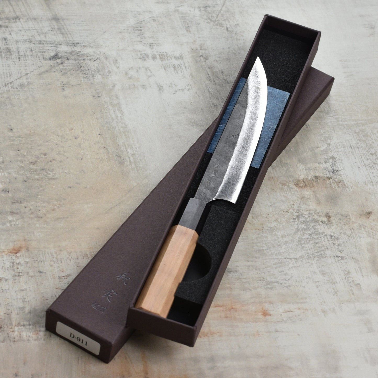 Yoshimi Kato Aogami Super Kurouchi Stainless Clad 6.3" Butcher's Knife