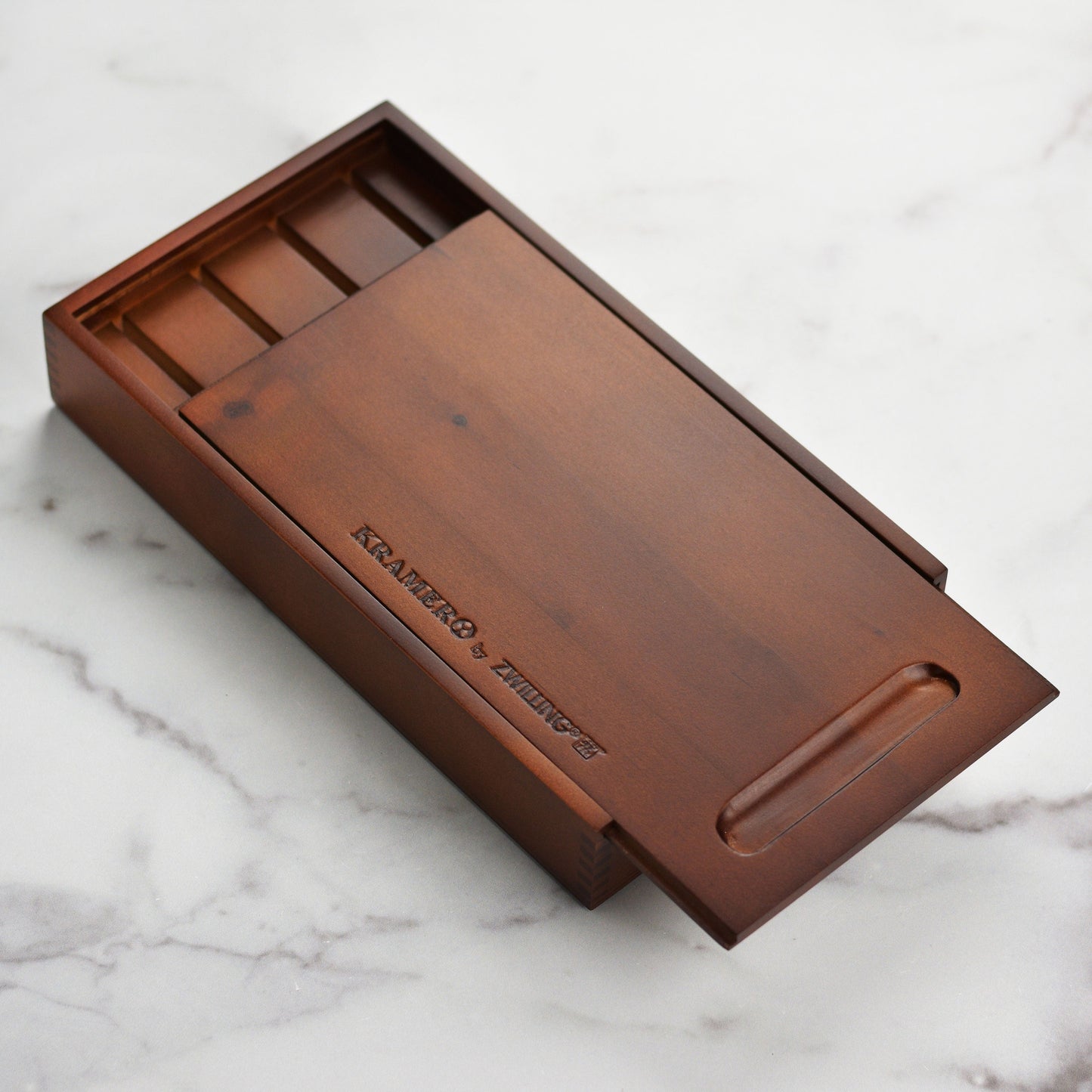 Kramer 4 Slot Wood Steak Knife Storage Box