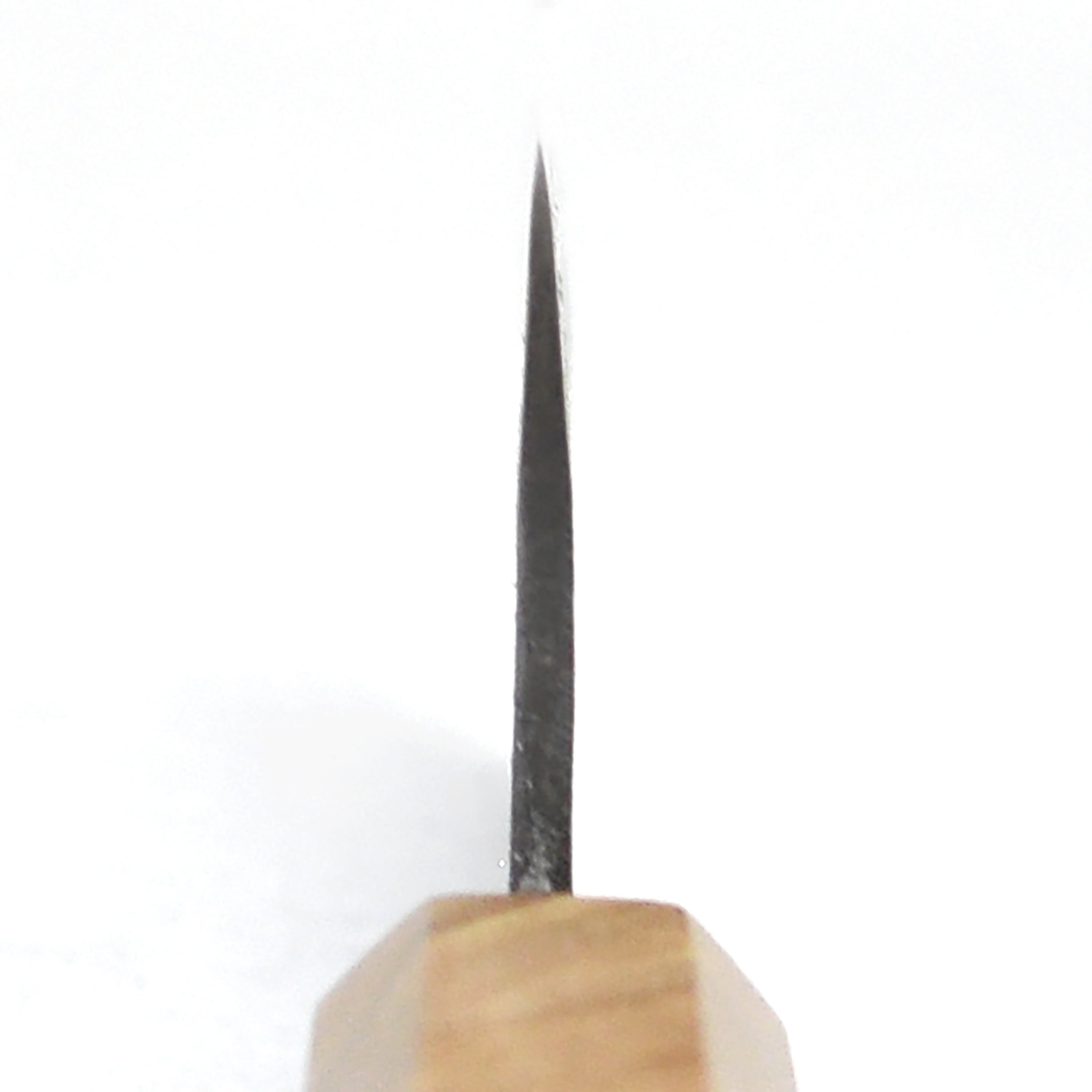 Hatsukokoro Kurogane Aogami #2 Kurouchi 6.5" Santoku, Olivewood