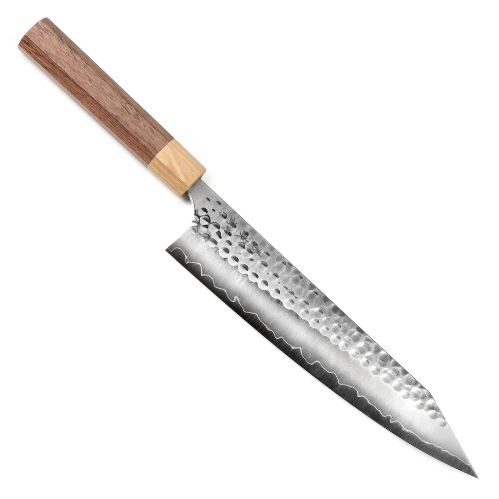 Yoshimi Kato Forged Ginsan Stainless Clad 9.4" Kiritsuke Gyuto