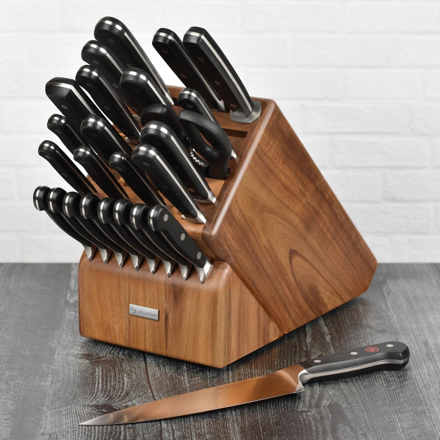 Wusthof Classic 26 Piece Acacia Knife Block Set