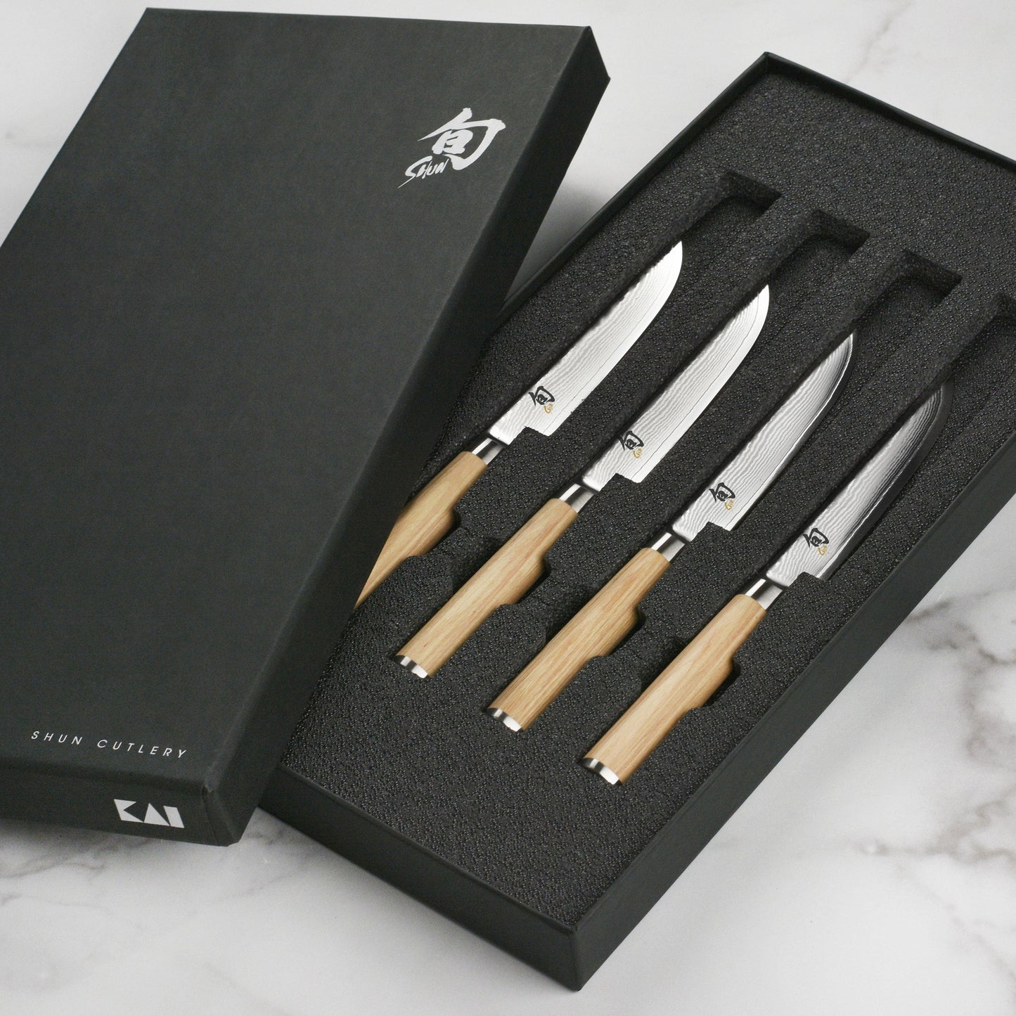 Shun Classic Blonde 4 Piece Steak Knife Set