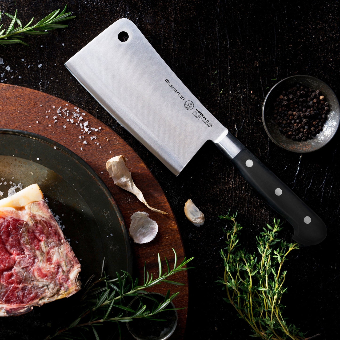 Messermeister Meridian Elite 6" Forged Meat Cleaver