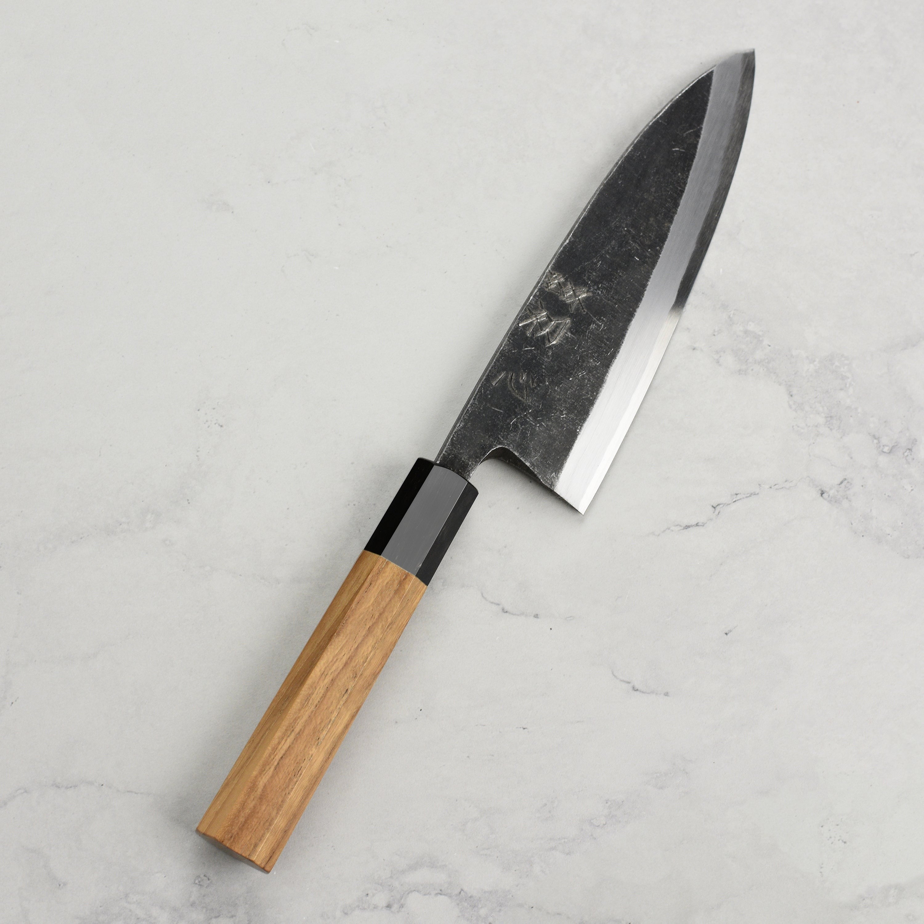 Hatsukokoro Shirasagi Aogami #2 Kurouchi 6.5" Single-Bevel Deba