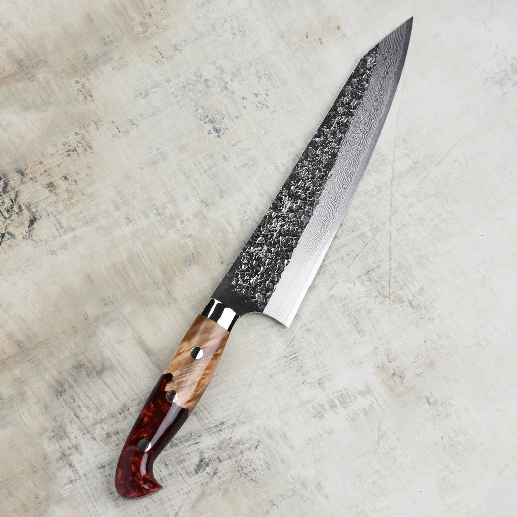 Kurosaki Shizuku Forged SG2 Damascus 8.25" Gyuto with Saya