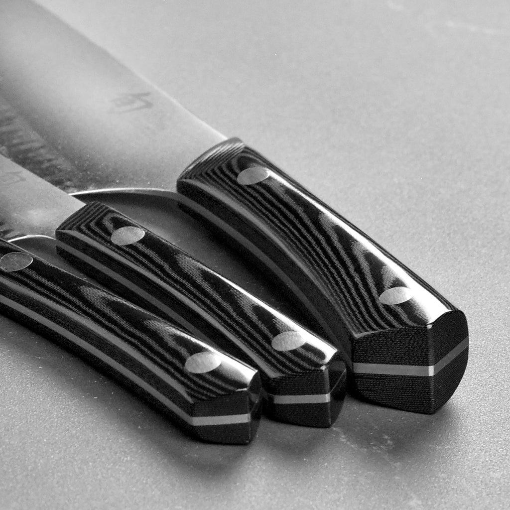 Shun Narukami Blue #2 Carbon Steel 3 Piece Knife Set