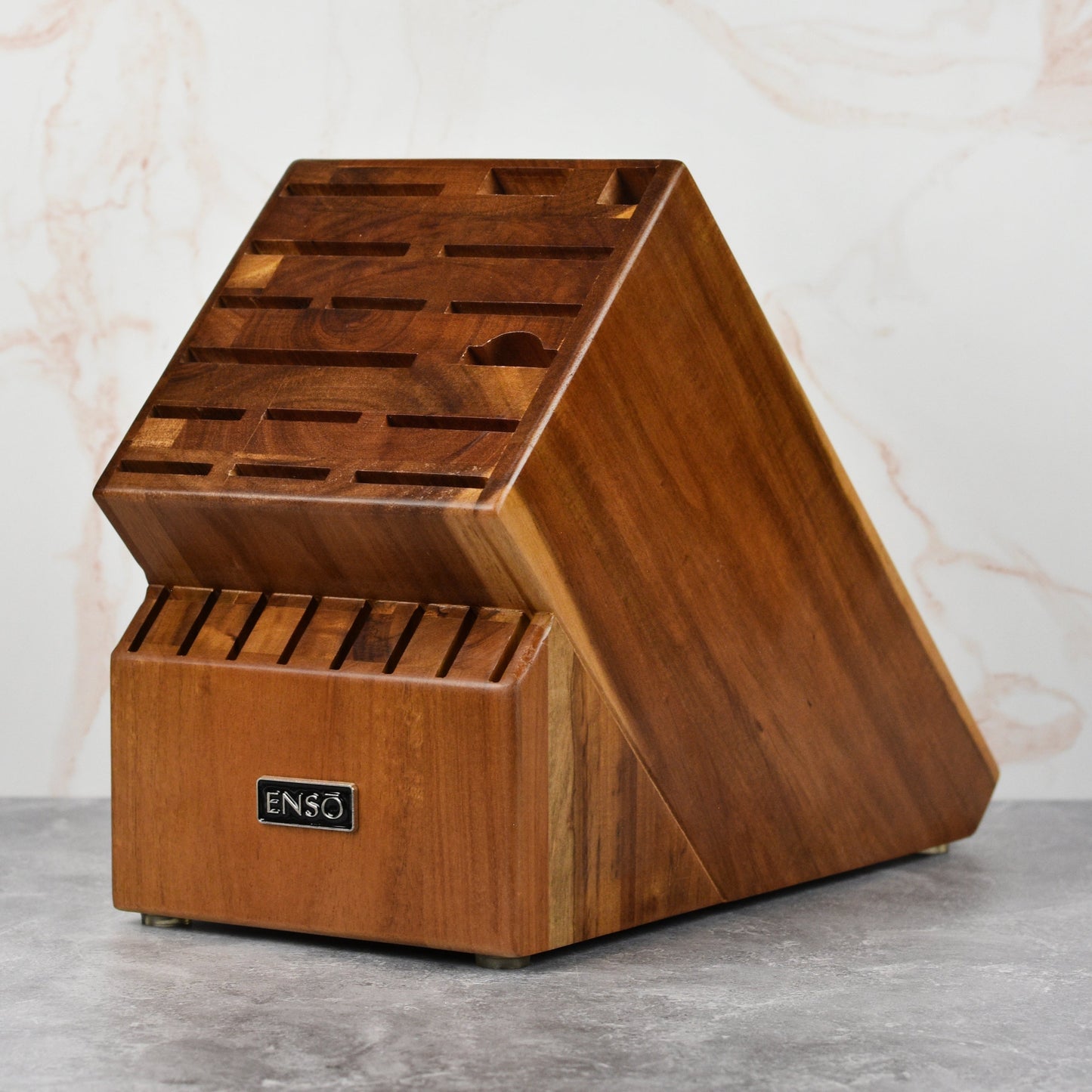 Enso HD 25 Piece Acacia Knife Block Set