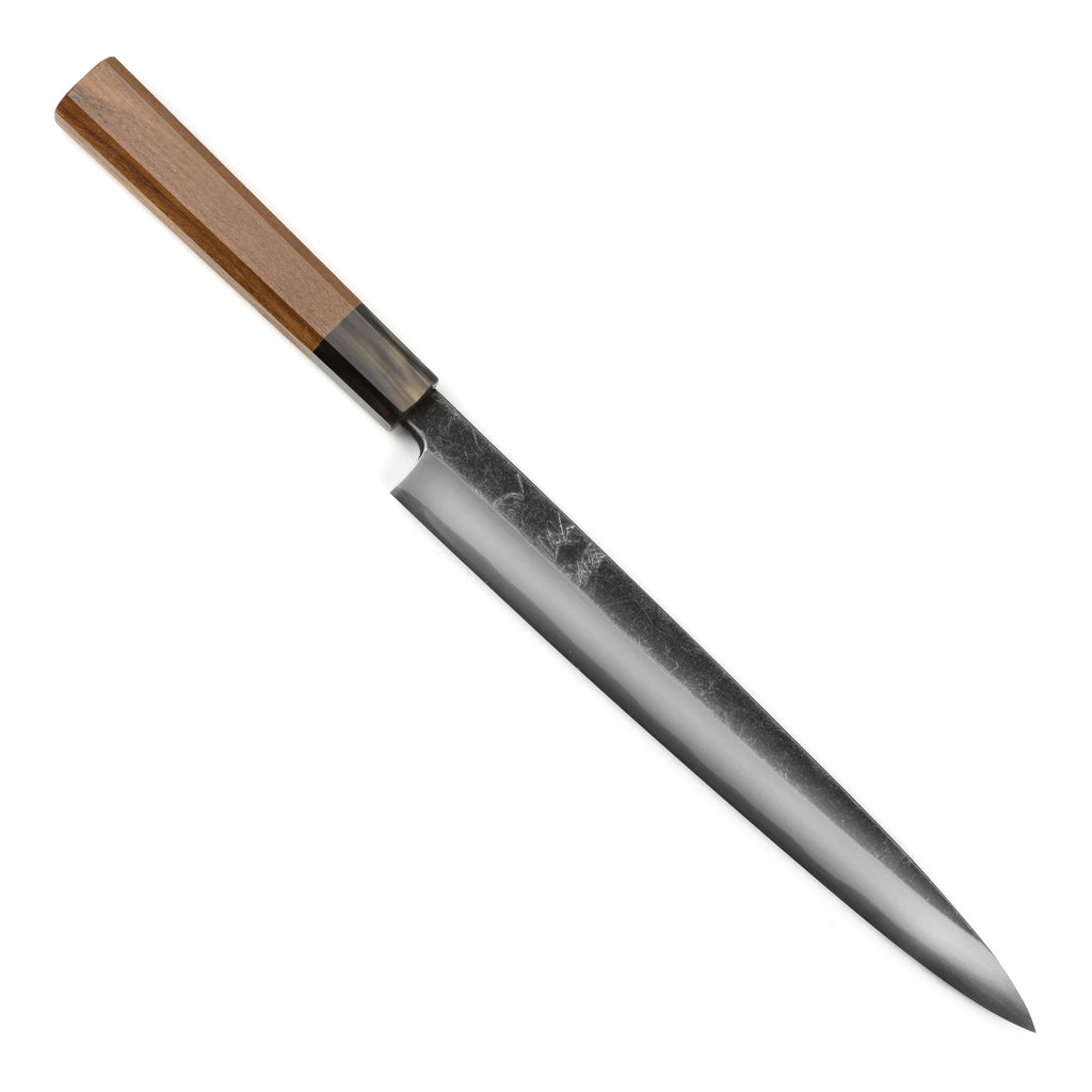 Hatsukokoro Shirasagi Aogami #2 Kurouchi Single-Bevel 10.6" Yanagiba