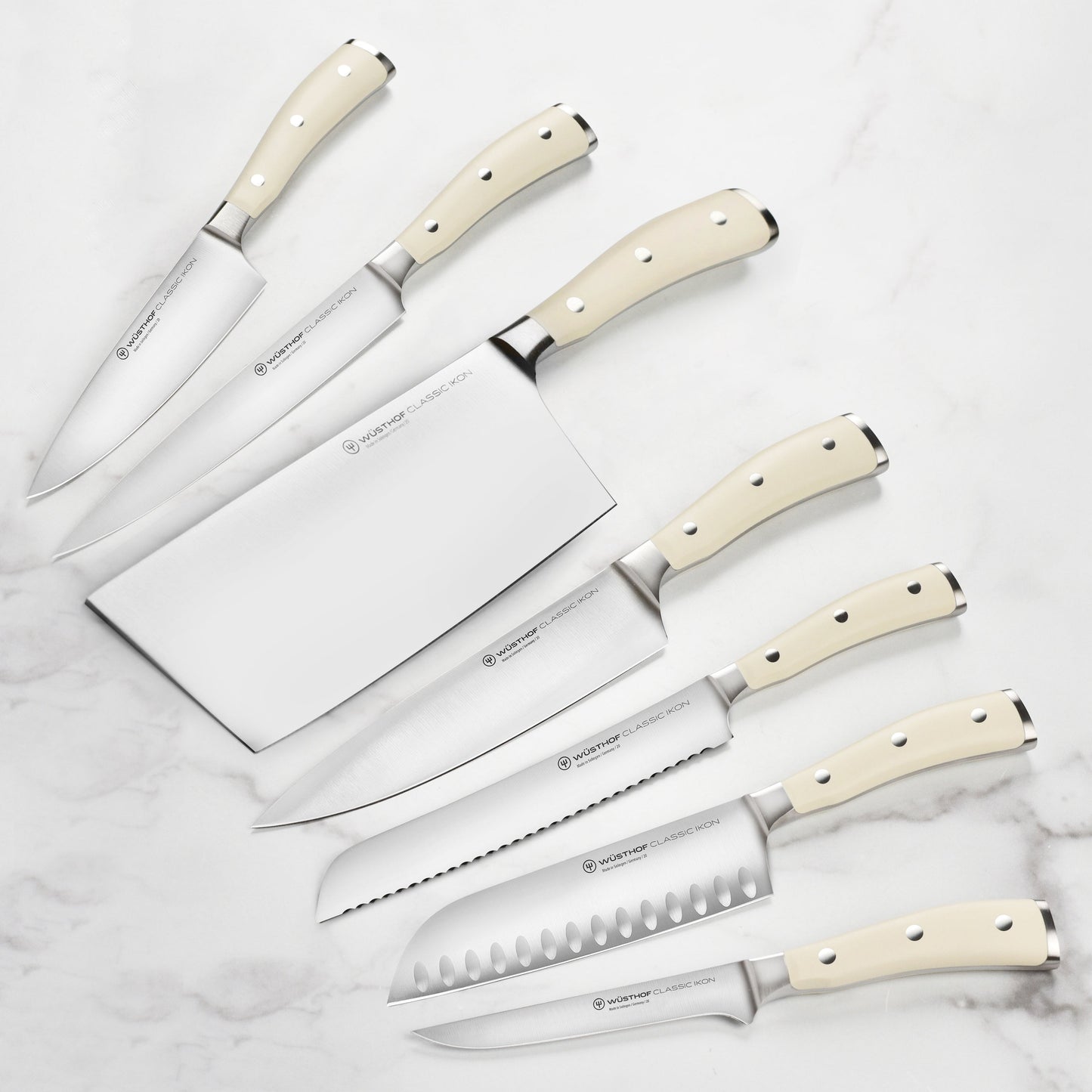 Wusthof Classic Ikon Creme 26 Piece Acacia Knife Block Set