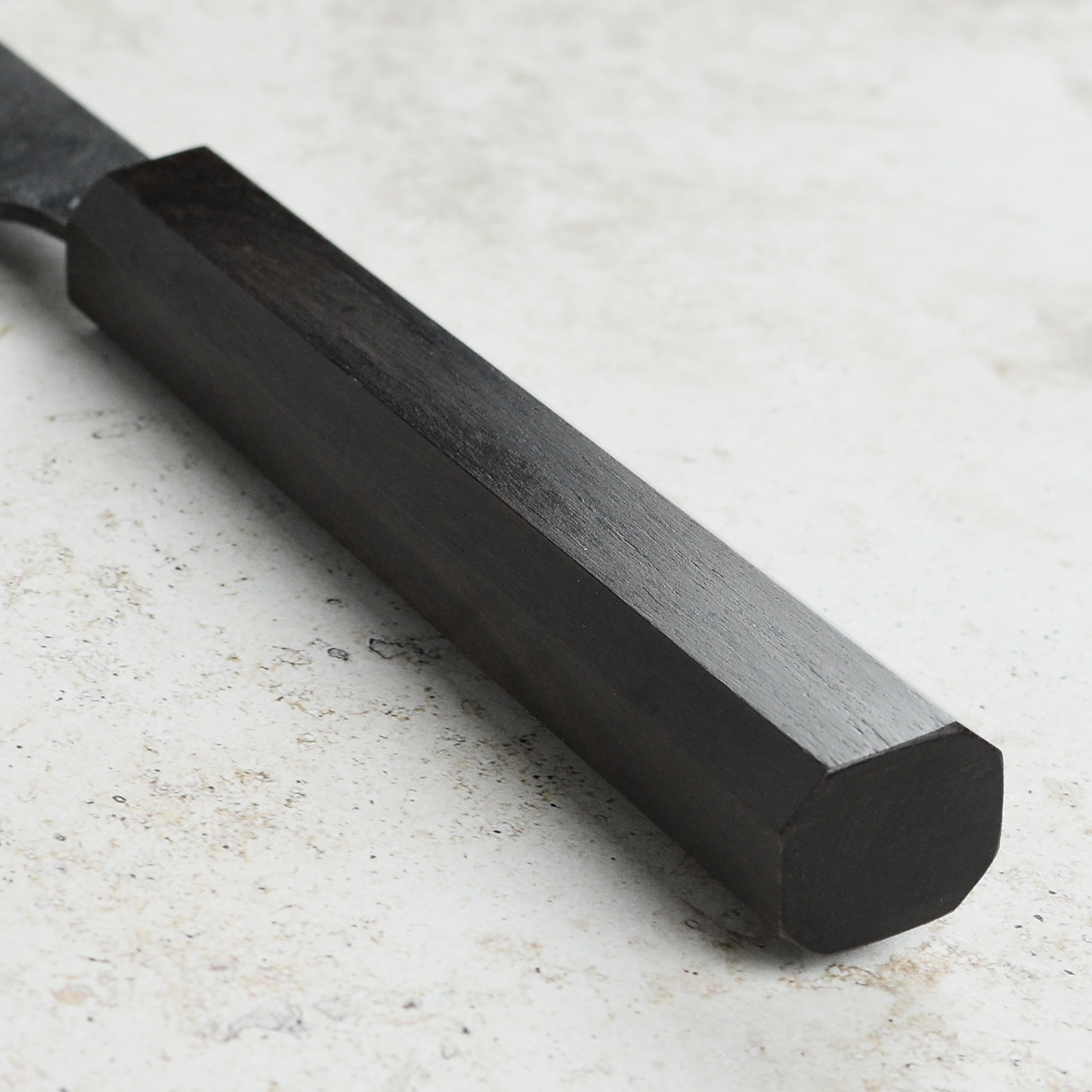 Hatsukokoro Kurogane Aogami #2 Kurouchi 8.25" Gyuto, Ebony